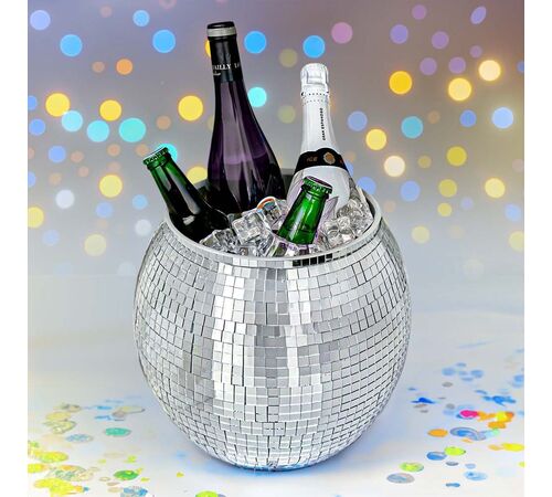 Disco Ball Ice Bucket Κουβάς Πάγου Ντισκομπάλα – Προσθέστε Λάμψη στα Πάρτι σας
