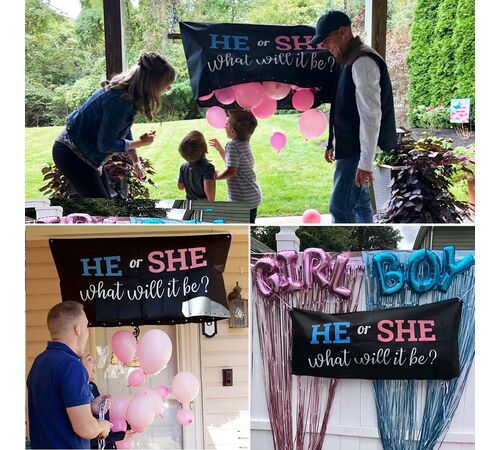 Gender Reveal Balloon Set - Σετ Μπαλονιών Gender Reveal - Δημιουργήστε Μοναδικές Στιγμές!