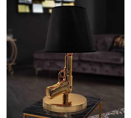 Golden Gun Lamp - Μοναδική Επιτραπέζια Λάμπα Beretta