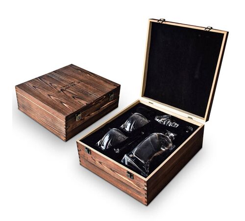 Twisted Decanter Set – Σετ Καράφα Twisted - Για Μοναδική Απόλαυση Ποτών