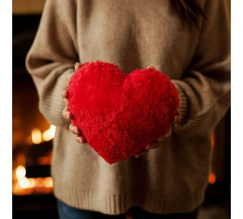 Warming Heart Pillow – Deluxe Θερμαινόμενο Μαξιλάρι Καρδιά