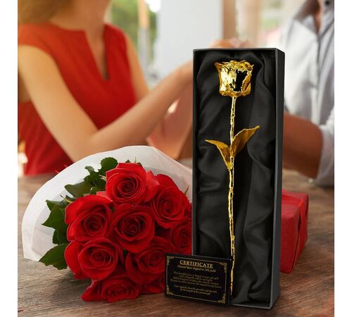 24K Golden Rose – Επιχρυσωμένο Τριαντάφυλλο 24 Καρατίων