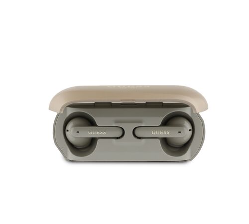 Guess Elongated Metallic Classic Printed Logo True Wireless ENC Earphones (Gold - GUTWSC2MCDSD)Guess Elongated Metallic Classic Printed Logo True Wireless ENC Earphones (Gold - GUTWSC2MCDSD)