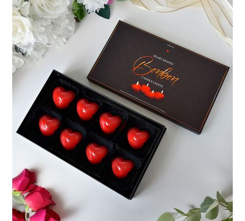 Heart Shaped Bonbon Candle Lights – Ρομαντικά Κεριά σε Σχήμα Καρδιάς