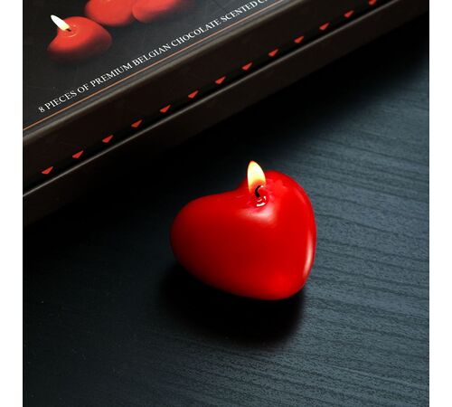 Heart Shaped Bonbon Candle Lights – Ρομαντικά Κεριά σε Σχήμα Καρδιάς
