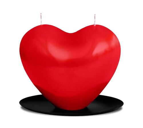 Melting Heart Candle – Αρωματικό Κερί Καρδιάς με Άρωμα Τριαντάφυλλο