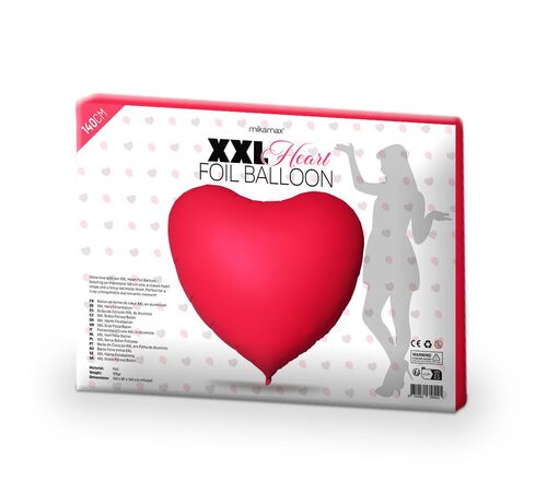 XXL Heart Balloon – Γιγαντιαίο Μπαλόνι σε σχήμα κόκκινης Καρδιάς