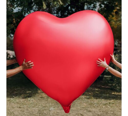 XXL Heart Balloon – Γιγαντιαίο Μπαλόνι σε σχήμα κόκκινης Καρδιάς