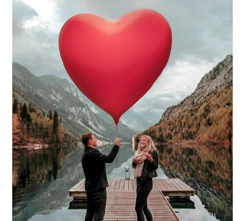 XXL Heart Balloon – Γιγαντιαίο Μπαλόνι σε σχήμα κόκκινης Καρδιάς
