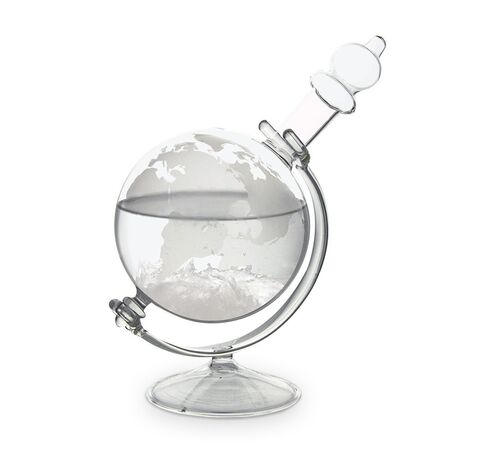 Storm Glass Globe – Διακοσμητικό Βαρόμετρο σε Σχήμα Υδρογείου 19 cm