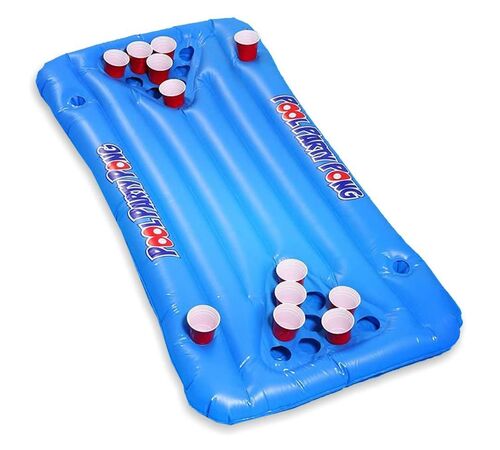 Φουσκωτό Στρώμα Beer Pong για Πισίνα – Το απόλυτο αξεσουάρ για κάθε καλοκαιρινό πάρτι σε πισίνα, παραλία ή λίμνη (MM04101)