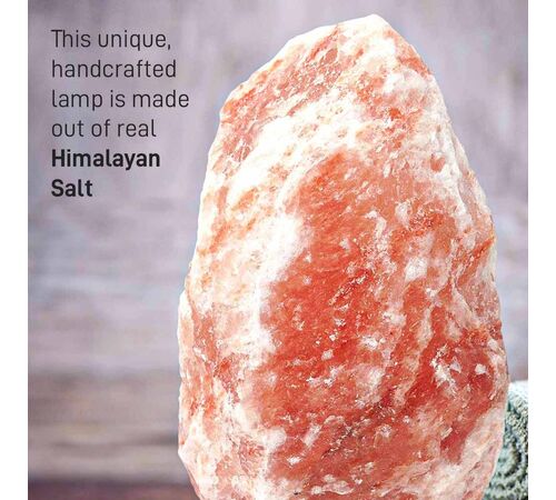 Himalayan Salt Lamp – Φυσικό Φωτιστικό από Αλάτι Ιμαλαΐων με Ρυθμιζόμενο Φως