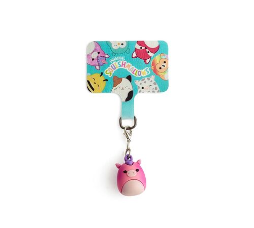 Lazerbuilt Squishmallows Lola the Unicorn Mobile Charm – Universal Μπρελόκ Κινητού με Pad Σύνδεσης