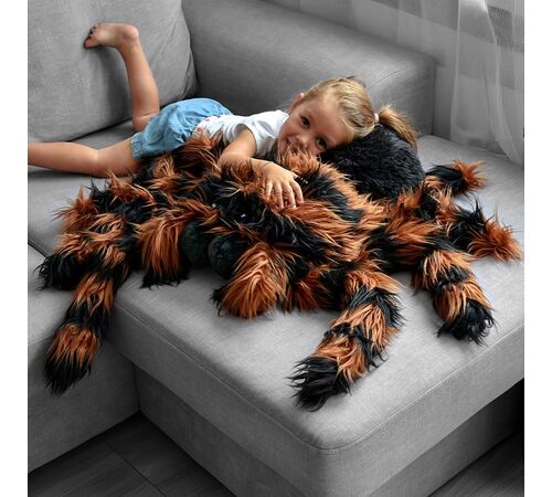 Giant Tarantula Plush XXL – Γιγαντιαία Λούτρινη Ταραντούλα 85 cm