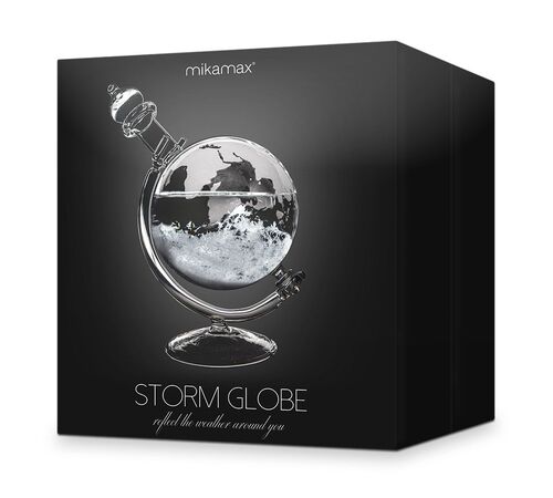 Storm Glass Globe – Διακοσμητικό Βαρόμετρο σε Σχήμα Υδρογείου 19 cm