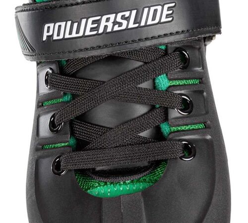 POWERSLIDE Phuzion Universe Αυξομειούμενα Πατίνια - Πράσινο Χρώμα (Μαύρο-Πράσινο), Μέγεθος (37-40)