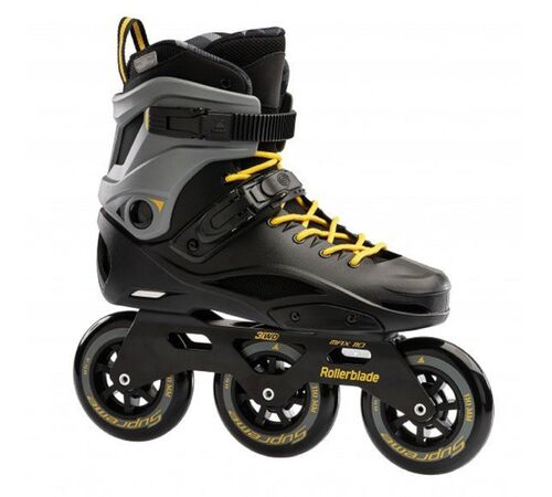 ROLLERBLADE RB 110 Πατίνια - Black/Saffron Yellow Χρώμα (Μαύρο-Κίτρινο), Μέγεθος (44.5)