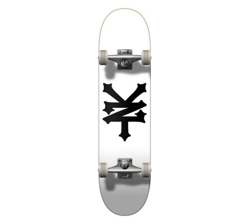 ZOO YORK OG 95 Crackerjack Complete Skateboard 7.75'' - Λευκό/Μαύρο