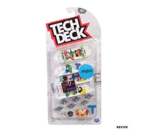 Tech Deck Fingerboard - Σανιδάκι δαχτύλου 4 τεμαχίων