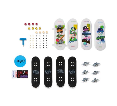 Tech Deck Fingerboard - Σανιδάκι δαχτύλου 4 τεμαχίων