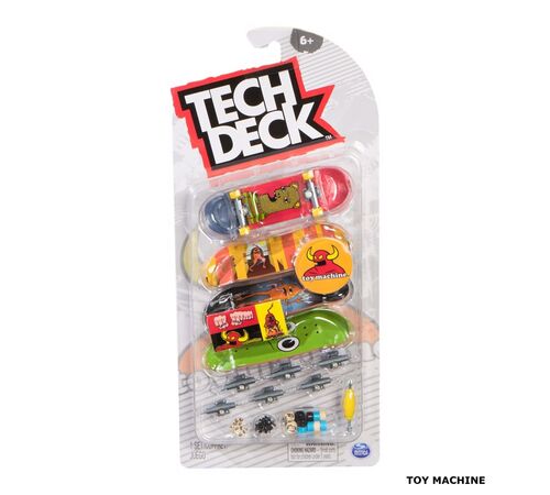 Tech Deck Fingerboard - Σανιδάκι δαχτύλου 4 τεμαχίων