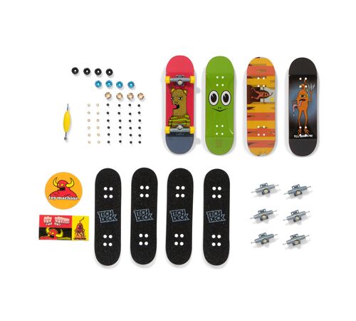 Tech Deck Fingerboard - Σανιδάκι δαχτύλου 4 τεμαχίων