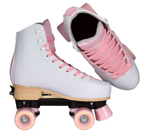 PLAYLIFE Classic Pale Rose Αυξομειούμενα Roller Skates Χρώμα (Λευκό-Ροζ), Μέγεθος (39-42)