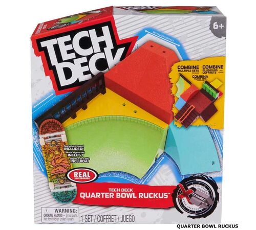 Tech Deck  X-Connect  Park Creator - 1 Μινιατούρα Τροχοσανίδα και 1 Ράμπα