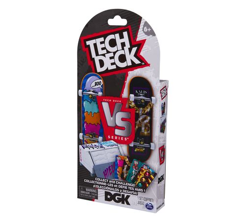 Tech Deck (VS) Versus Series Sk8shop, 2 Μινιατούρες Τροχοσανίδες - 1 Εμπόδιο/Ράμπα