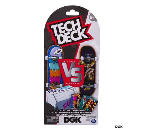 Tech Deck (VS) Versus Series Sk8shop, 2 Μινιατούρες Τροχοσανίδες - 1 Εμπόδιο/Ράμπα