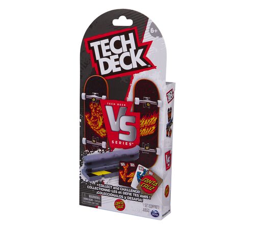 Tech Deck (VS) Versus Series Sk8shop, 2 Μινιατούρες Τροχοσανίδες - 1 Εμπόδιο/Ράμπα