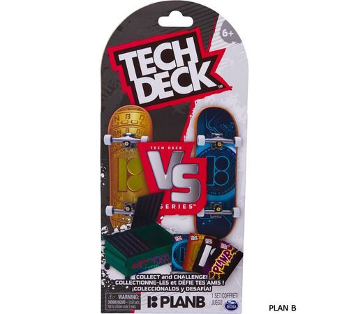 Tech Deck (VS) Versus Series Sk8shop, 2 Μινιατούρες Τροχοσανίδες - 1 Εμπόδιο/Ράμπα