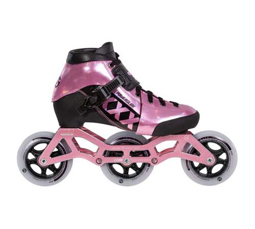 POWERSLIDE 3X Pink Ρυθμιζόμενα Πατίνια - Ροζ Χρώμα (Ροζ), Μέγεθος (31-34)