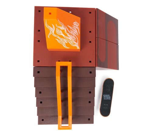 Tech Deck  X-Connect  Park Creator - 1 Μινιατούρα Τροχοσανίδα και 1 Ράμπα