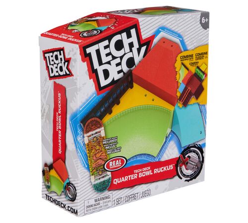 Tech Deck  X-Connect  Park Creator - 1 Μινιατούρα Τροχοσανίδα και 1 Ράμπα