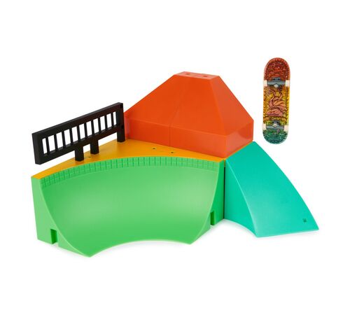 Tech Deck  X-Connect  Park Creator - 1 Μινιατούρα Τροχοσανίδα και 1 Ράμπα