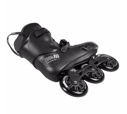 POWERSLIDE Zoom Pro Black 100 Πατίνια Χρώμα (Μαύρο), Μέγεθος (39-40)