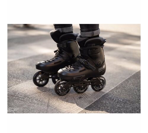 POWERSLIDE Zoom Pro Black 100 Πατίνια Χρώμα (Μαύρο), Μέγεθος (37-38)