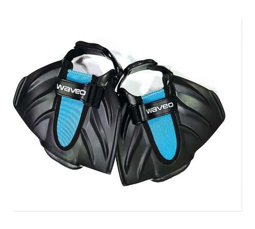 Waveo Swim Fins Βατραχοπέδιλα Ρυθμιζόμενα - Black/Blue Χρώμα (Μαύρο-Μπλε), Μέγεθος (32-39)