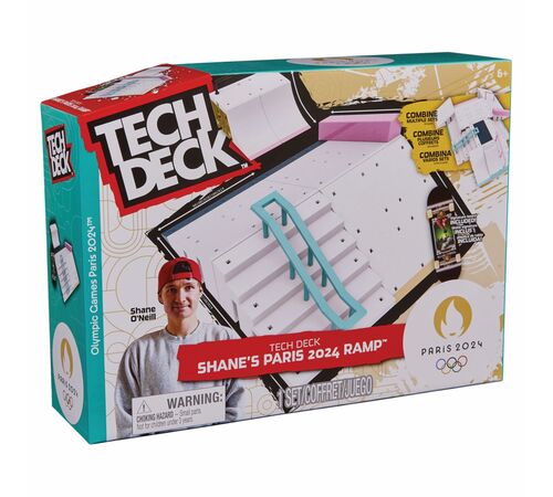 Tech Deck Shane O' Neill's olympic games Paris 2024 X-Connect Park Creator  - 1 μινιατούρα τροχοσανίδα και ράμπα
