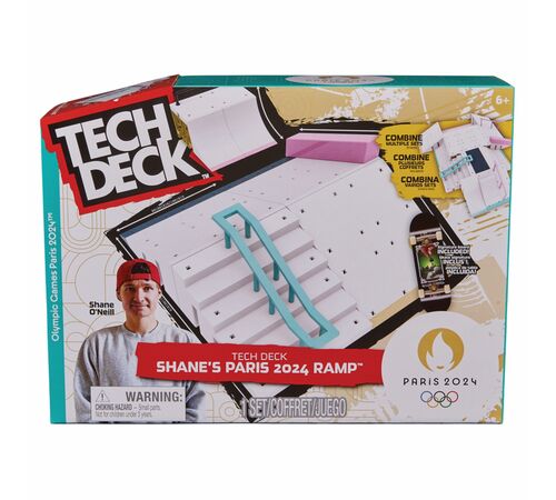 Tech Deck Shane O' Neill's olympic games Paris 2024 X-Connect Park Creator  - 1 μινιατούρα τροχοσανίδα και ράμπα