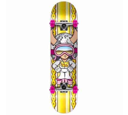 SPEED DEMONS Disco Soft Top Complete Skateboard 7''