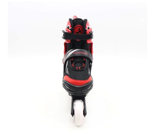 ΑΘΛΟΠΑΙΔΙΑ Αυξομειούμενα Inline/Roller Skates/Παγοπέδιλα, 3 σε 1, για Αγόρια Χρώμα (Κόκκινο), Μέγεθος (34-37)