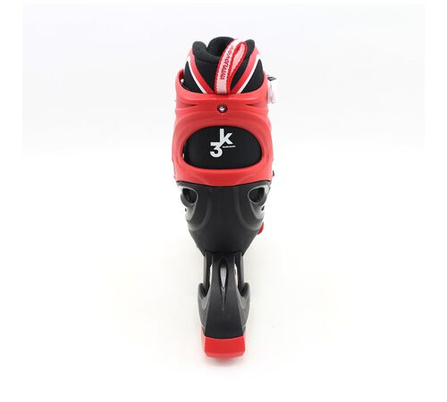 ΑΘΛΟΠΑΙΔΙΑ Αυξομειούμενα Inline/Roller Skates/Παγοπέδιλα, 3 σε 1, για Αγόρια Χρώμα (Κόκκινο), Μέγεθος (34-37)
