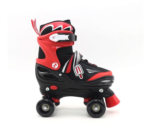 ΑΘΛΟΠΑΙΔΙΑ Αυξομειούμενα Inline/Roller Skates/Παγοπέδιλα, 3 σε 1, για Αγόρια Χρώμα (Κόκκινο), Μέγεθος (34-37)