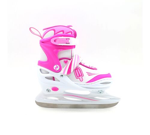 ΑΘΛΟΠΑΙΔΙΑ Αυξομειούμενα Inline/Roller Skates/Παγοπέδιλα, 3 σε 1, για Κορίτσια Χρώμα (Φούξια), Μέγεθος (34-37)