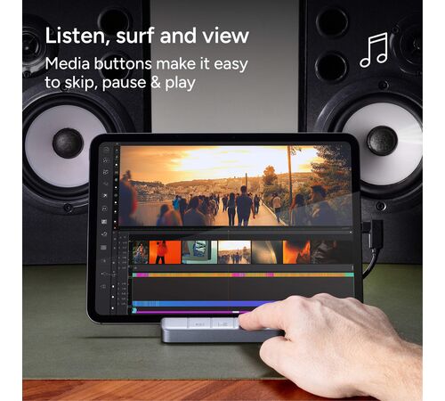 Zagg Media Hub 6 θέσεων μετατρέπει το Tablet σε Media Workstation