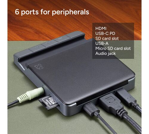 Zagg Media Hub 6 θέσεων μετατρέπει το Tablet σε Media Workstation