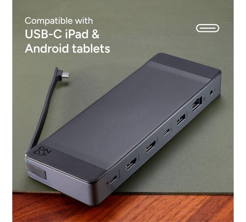 ZAGG 9-Port Hub Workstation (Γκρι/Μαύρο)