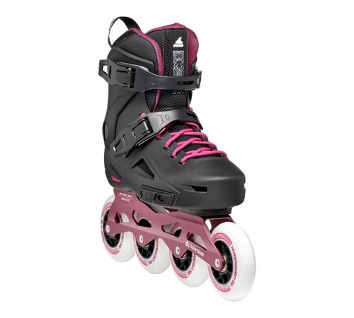 ROLLERBLADE Lightning 90 W Πατίνια - Μαύρο/Σανγκρία Χρώμα (Μαύρο-Σανγκρία), Μέγεθος (39)